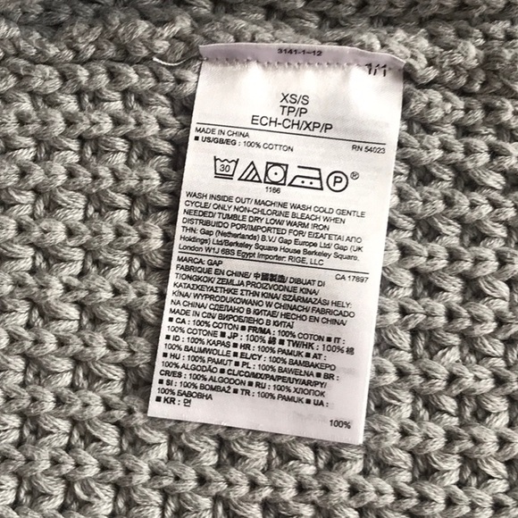 Gap Chunky Knit Cardigan S/XS - Picture 4 of 7